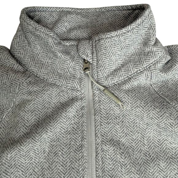 Kyodan Womens Gray Fitted Pullover Sweatshirt Jacket Medium Athleisure Hiking - Picture 8 of 13